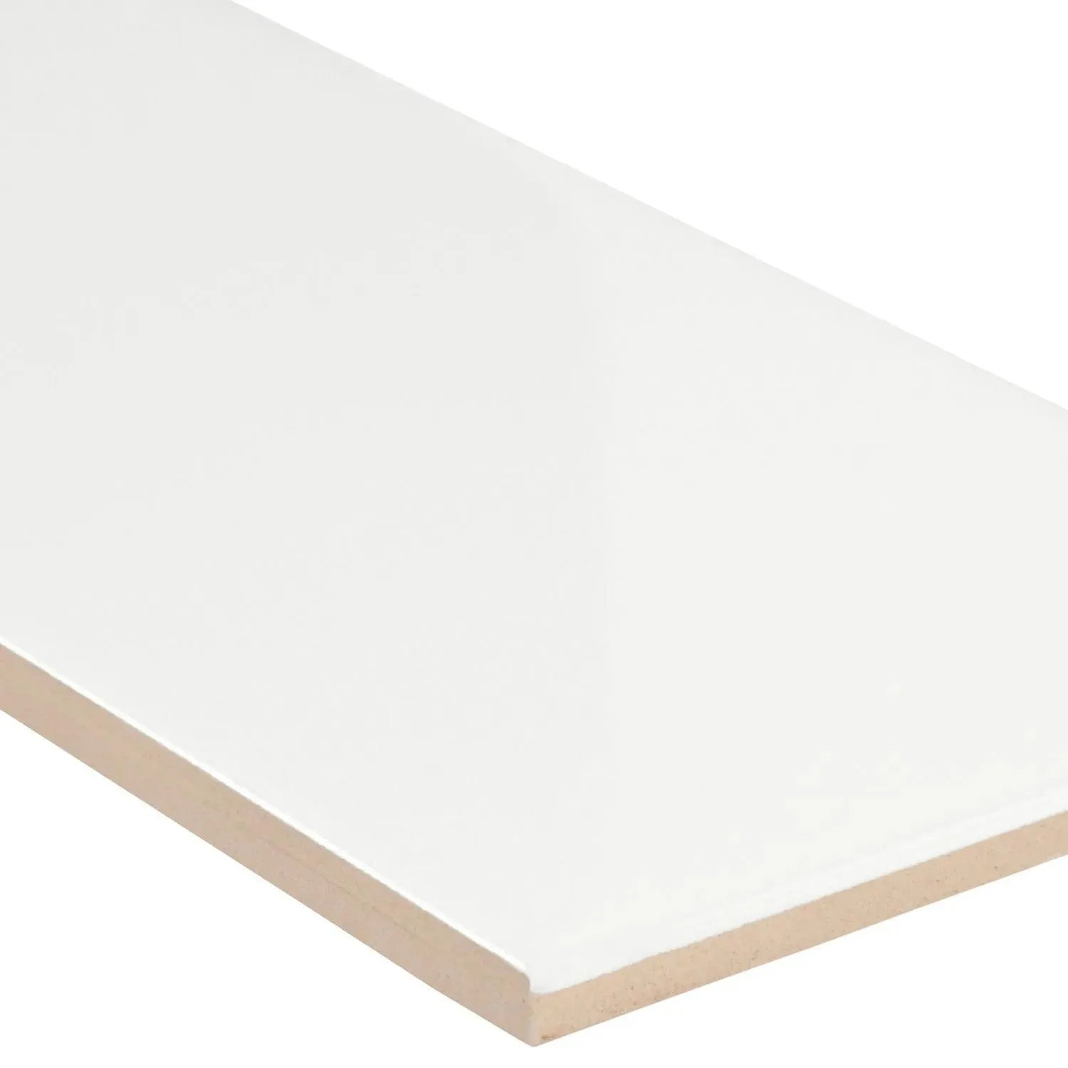 Whisper White-Cool Glossy 4" x 16" (NWHIGLO4X16-N) Uniform Color Wall Tile