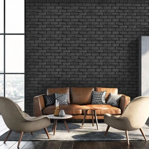Image 2 of Manubric Faux Brick Delhi 8" x 2.5" (BDG60010 Manubric) Brick Wall Tile sold at Floors & Baths Pro's
