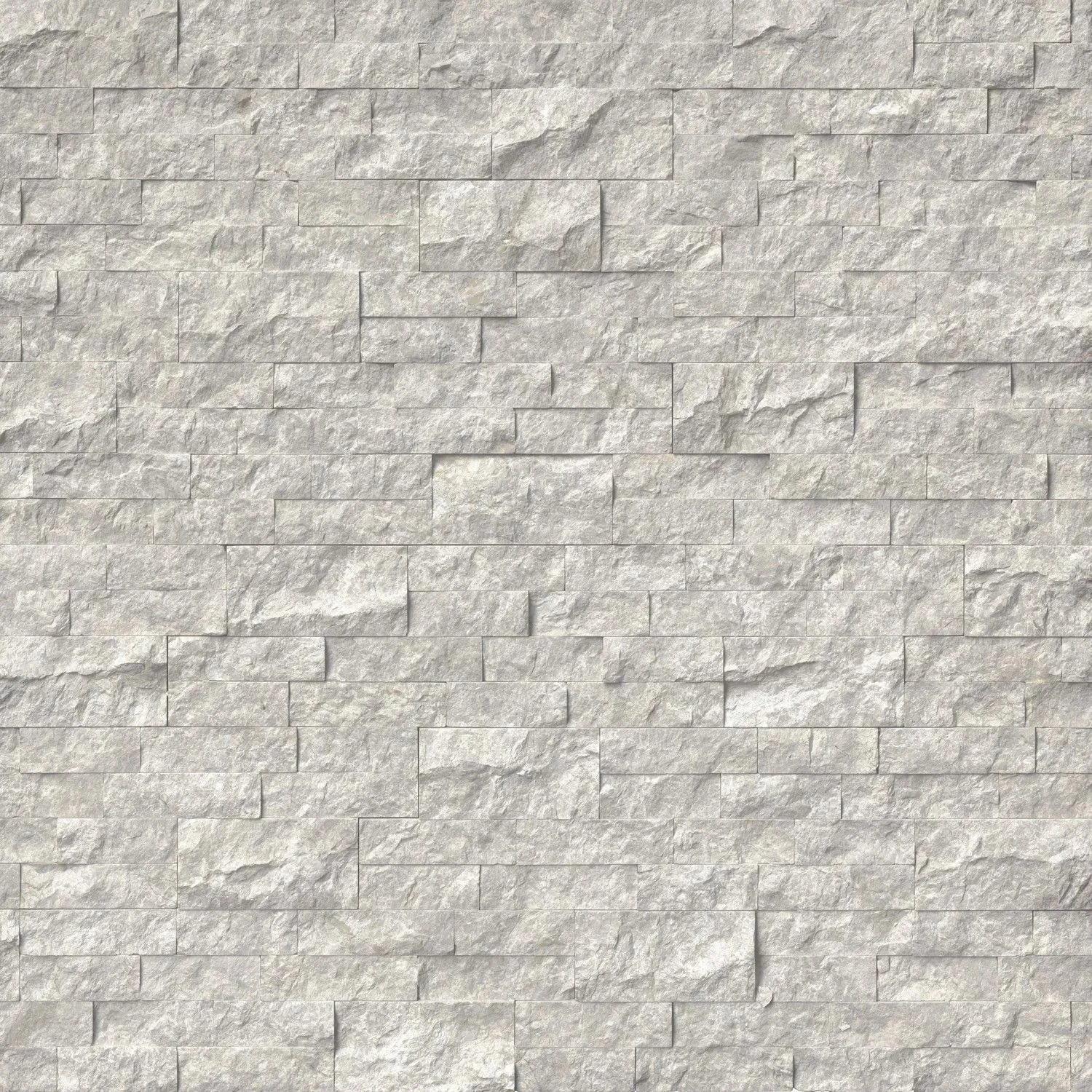 Silver Canyon Gray-Light Splitface 6" x 24" (LPNLMSILCAN624) Stone Wall Tile