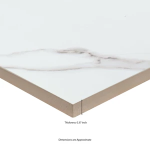 Image 5 of Dymo Statuary White-Cool Glossy 12" x 24" (NDYMSTAWHI1224G-N) Marble Wall Tile sold at Floors & Baths Pro's