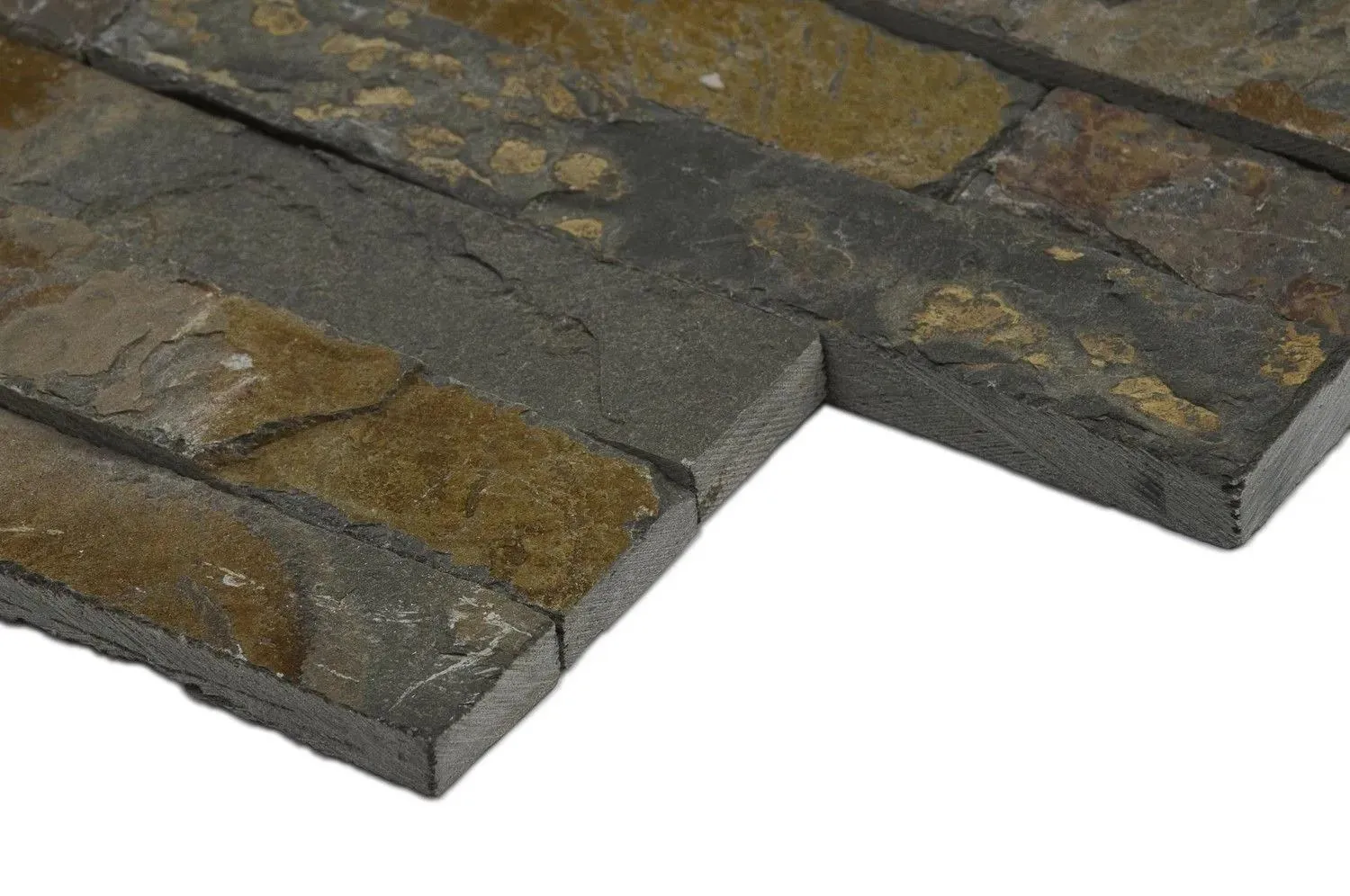 Gold Rush Brown Splitface 6" x 24" (LPNLSGLDRUS624) Stone Wall Tile
