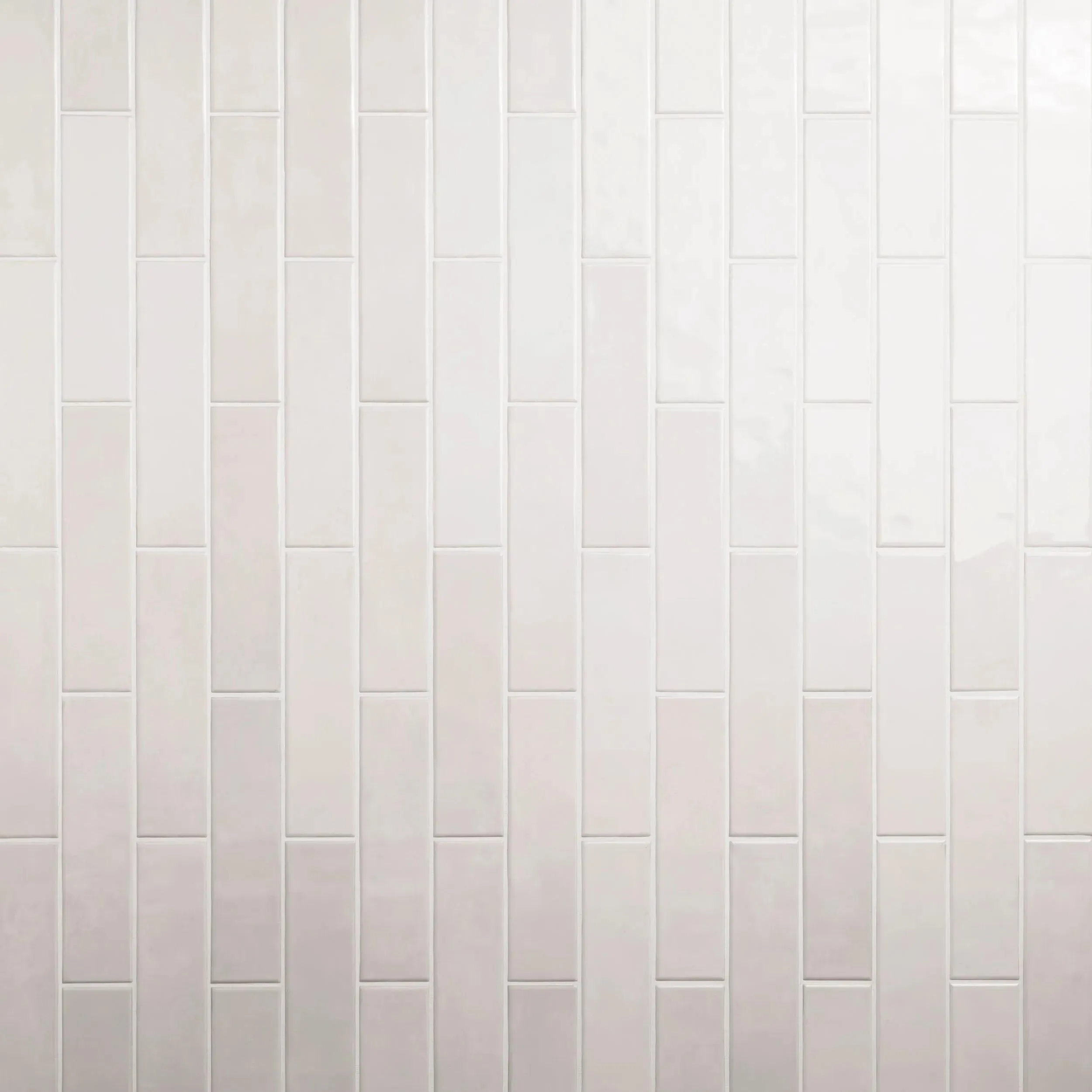 Renzo Dove White-Cool Glossy 3" x 12" (NRENDOV3X12) Uniform Color Wall Tile