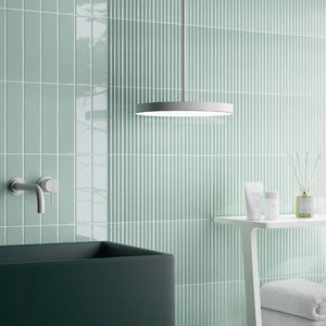 Image 3 of Costa Nova Praia Aloe Glossy 2" x 8" (CON28473) 3D, Plain Wall Tile sold at Floors & Baths Pro's
