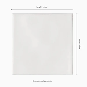 Image 5 of Renzo Dove White-Cool Glossy 5" x 5" (NRENDOV5X5) Uniform Color Wall Tile sold at Floors & Baths Pro's