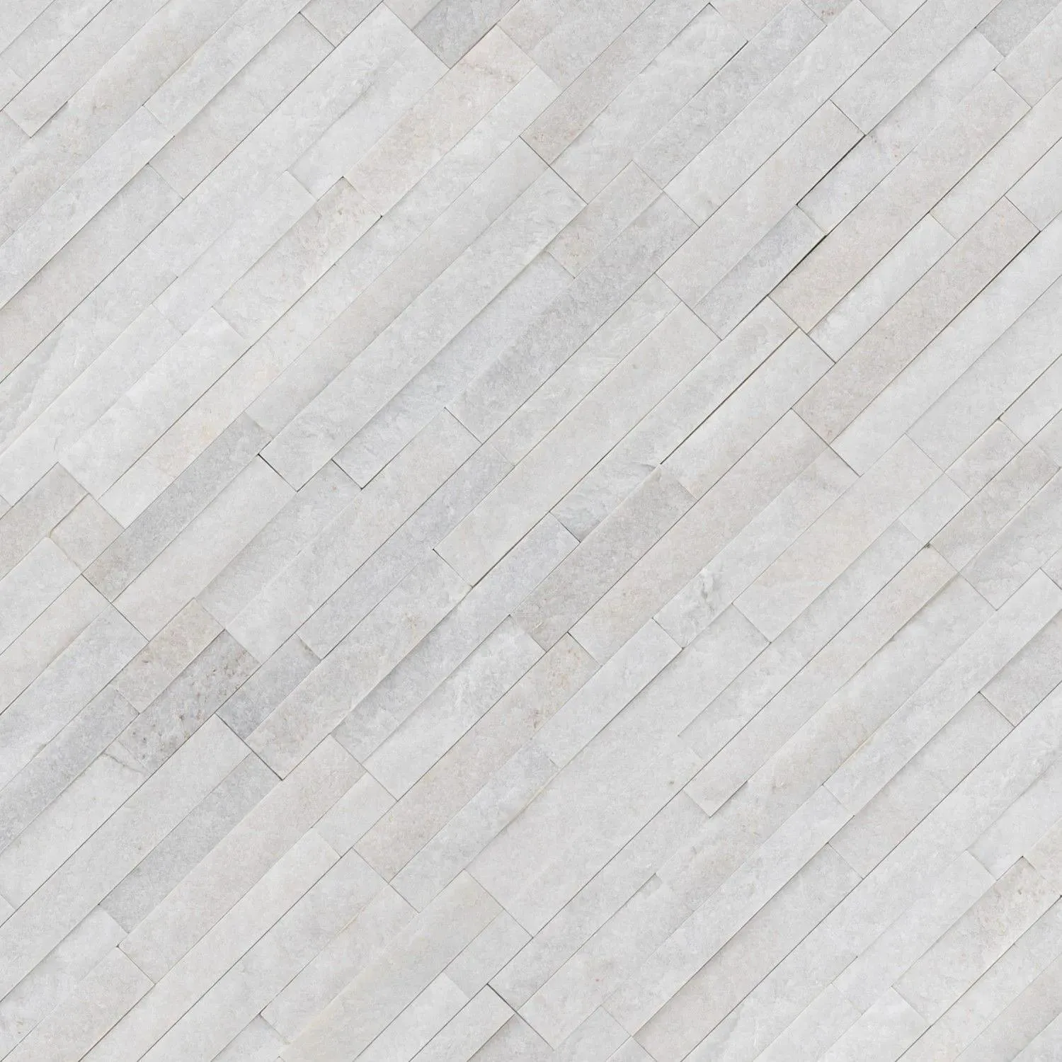 Arctic White-Cool Splitface 4-1/2" x 16" (LPNLQARCWHI4.516-MINI) Stone Wall Tile