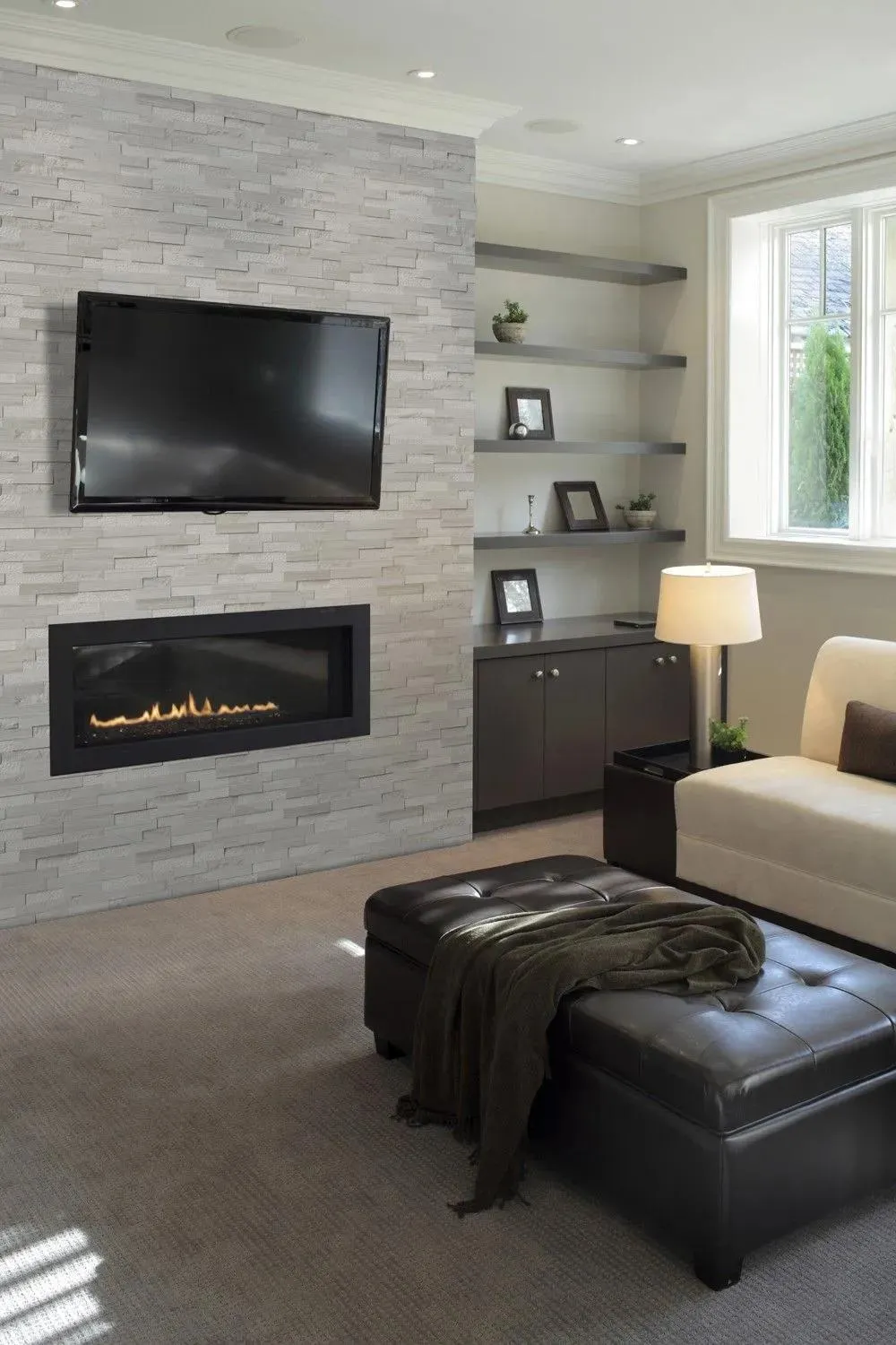 White Oak White-Warm Multi Finish 6" x 24" (LPNLMWHIOAK624-MULTI) Stone Wall Tile