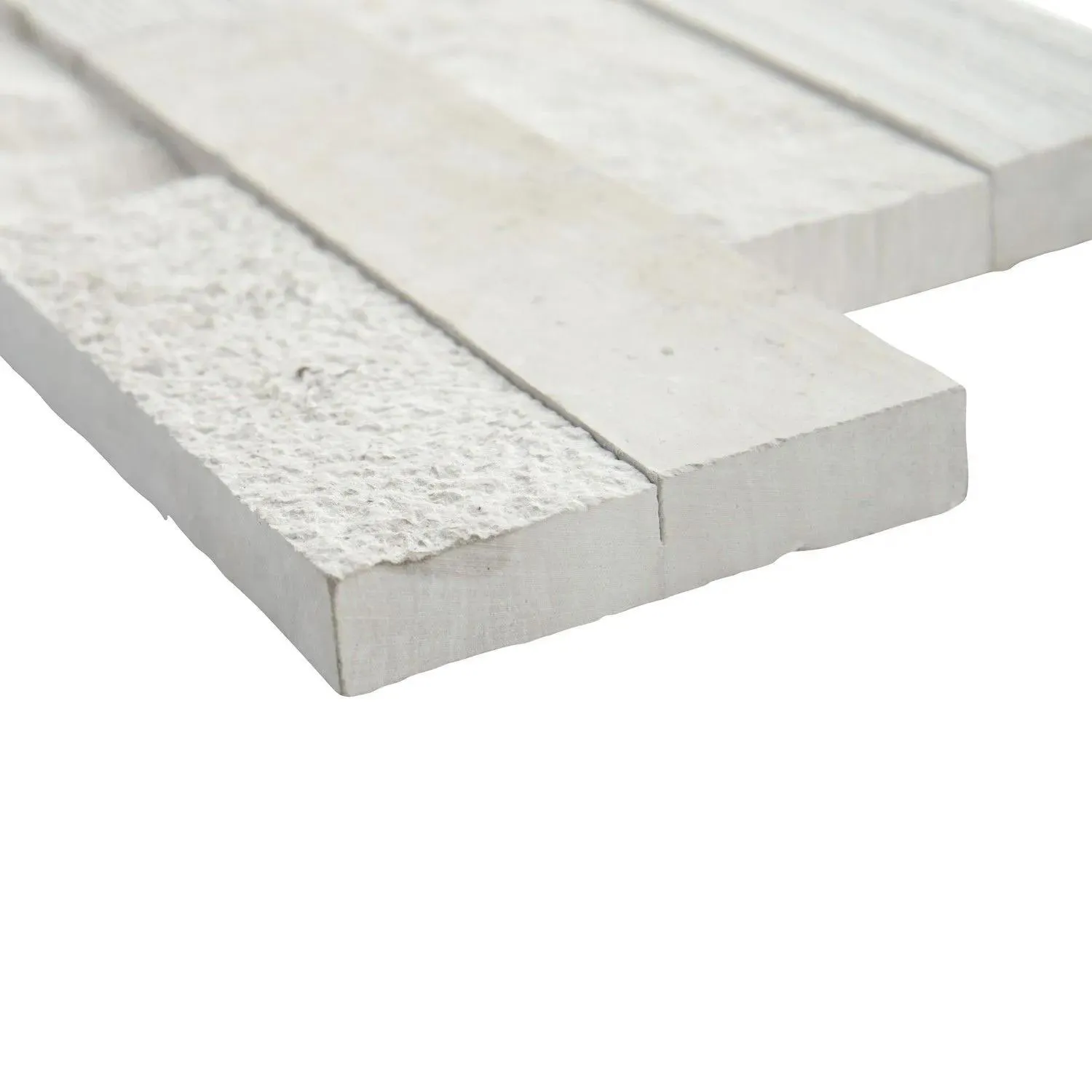 White Oak White-Warm Multi Finish 6" x 24" (LPNLMWHIOAK624-MULTI) Stone Wall Tile