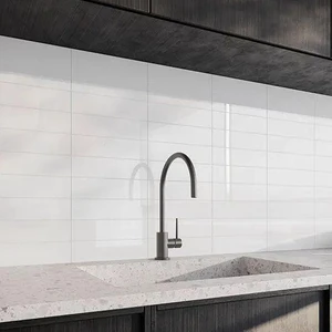Image 2 of Purity Ice Glossy 3" x 12" (4000-0286-0) Uniform Color Wall Tile sold at Floors & Baths Pro's