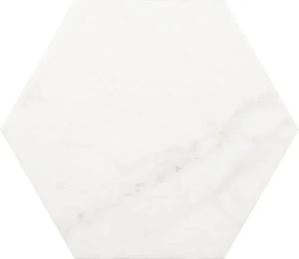Carrara Hexagon Matte 7" x 8" (CA23101N) Marble Wall Tile