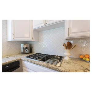 Image 2 of White Glossy 3" x 6" (WI-02) Uniform Color Wall Tile sold at Floors & Baths Pro's