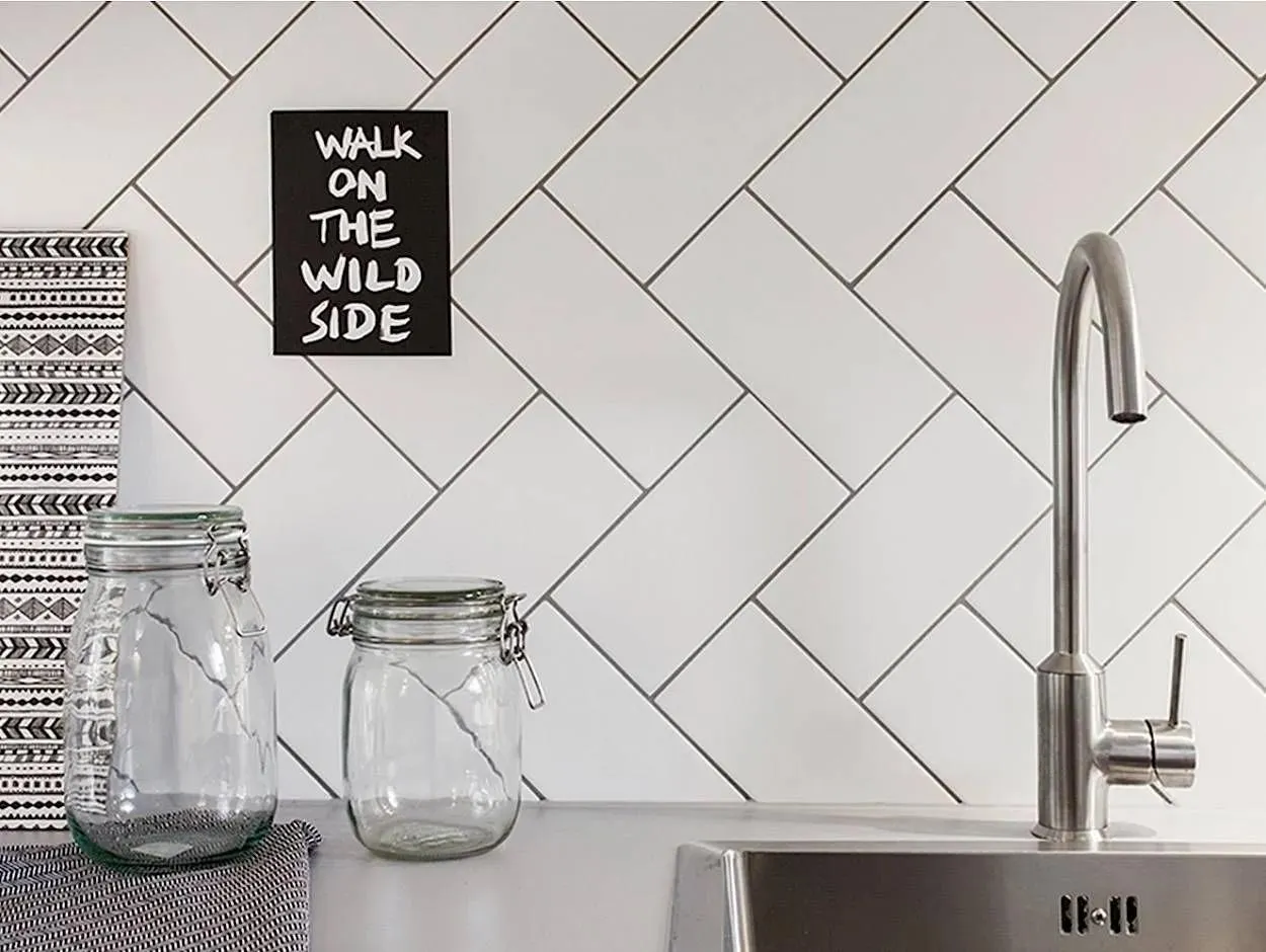 Ral-Vision White Matte 4" x 8" (K500791) Uniform Color Wall Tile