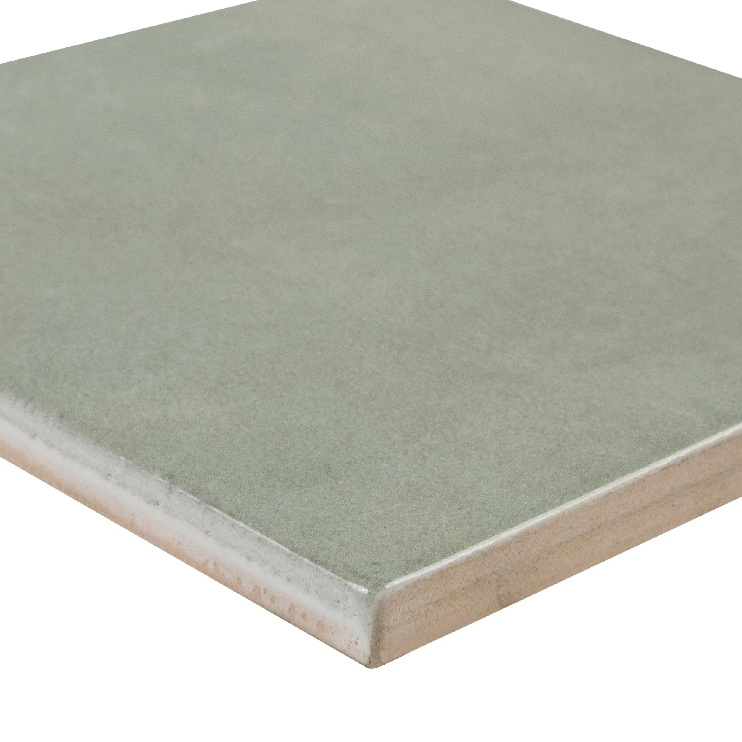 Renzo Jade Green Glossy 5" x 5" (NRENJAD5X5) Traditional Wall Tile