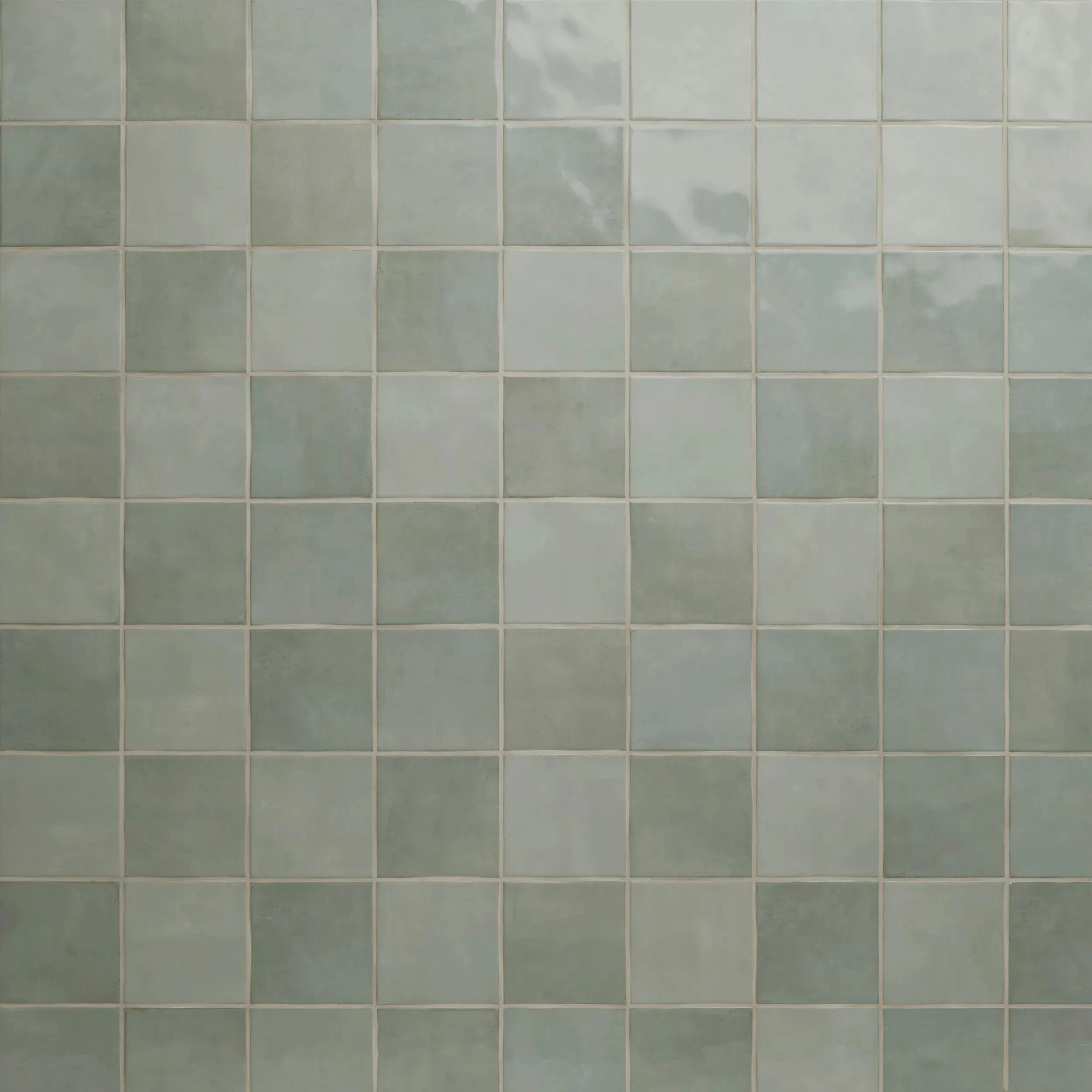 Renzo Jade Green Glossy 5" x 5" (NRENJAD5X5) Traditional Wall Tile