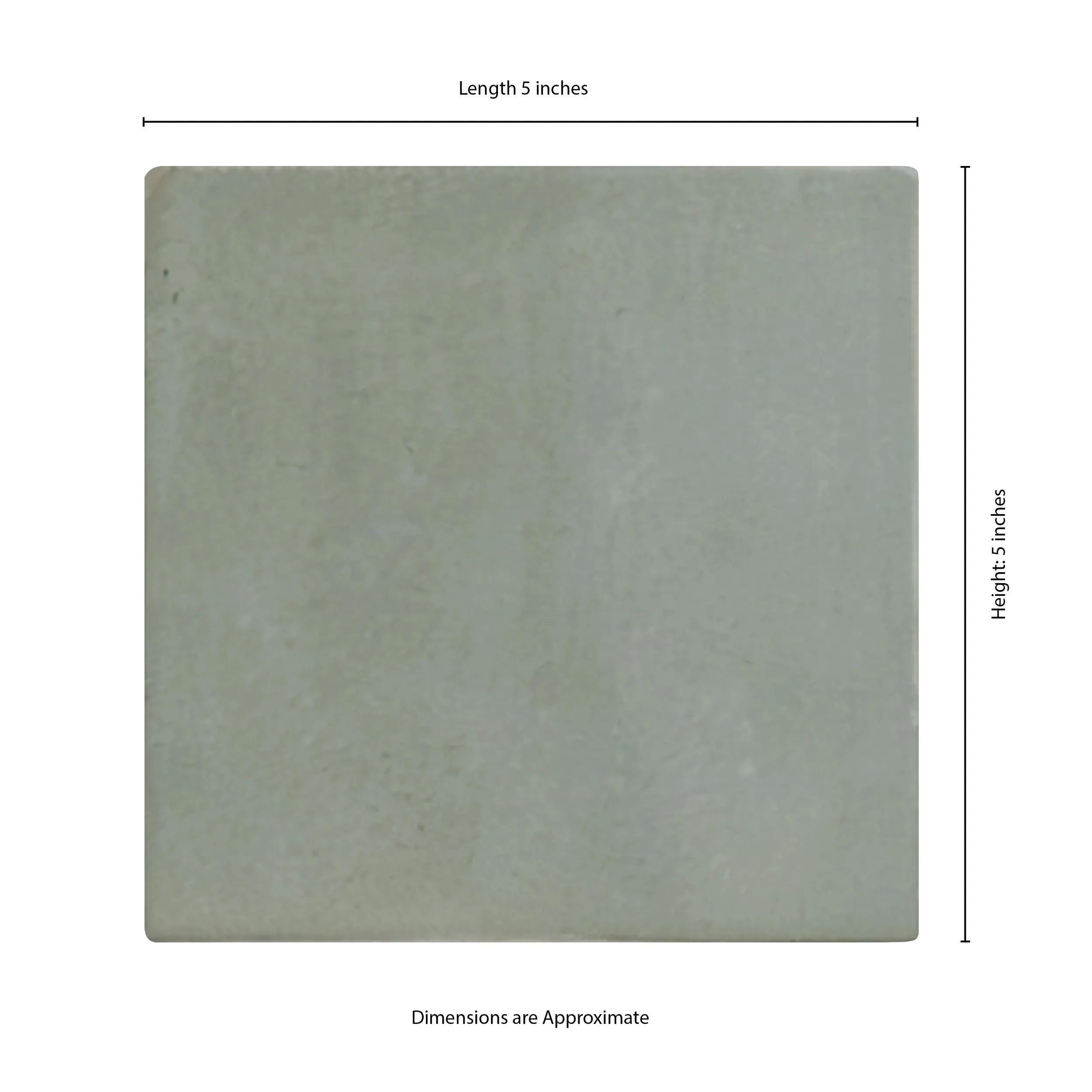 Renzo Jade Green Glossy 5" x 5" (NRENJAD5X5) Traditional Wall Tile