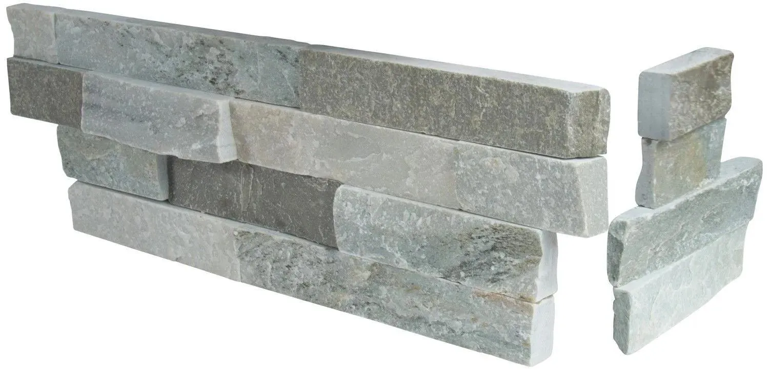 Sierra Blue Splitface Corner 6" x 12" x 6" (LPNLQSIEBLU618COR) Stone Wall Tile