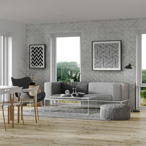 Image 2 of Manubric Faux Brick Glasgow 8" x 2.5" (BGG60010 Manubric) Brick Wall Tile sold at Floors & Baths Pro's