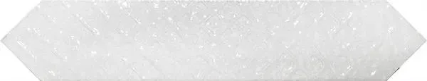 Sfumature Bianco Polished Various Pattern 2-1/2" x 13" (SFM108L) Uniform Color Wall Tile