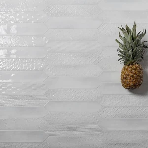 Image 4 of Sfumature Bianco Polished Various Pattern 2-1/2" x 13" (SFM108L) Uniform Color Wall Tile sold at Floors & Baths Pro's