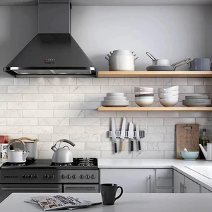 Image 3 of Carrara Matte 3" x 12" (CA23088) Marble Wall Tile sold at Floors & Baths Pro's