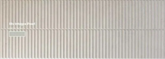 Integra Pearl Matte 16" x 48" (INPEAR1648RLV) Concrete Wall Tile