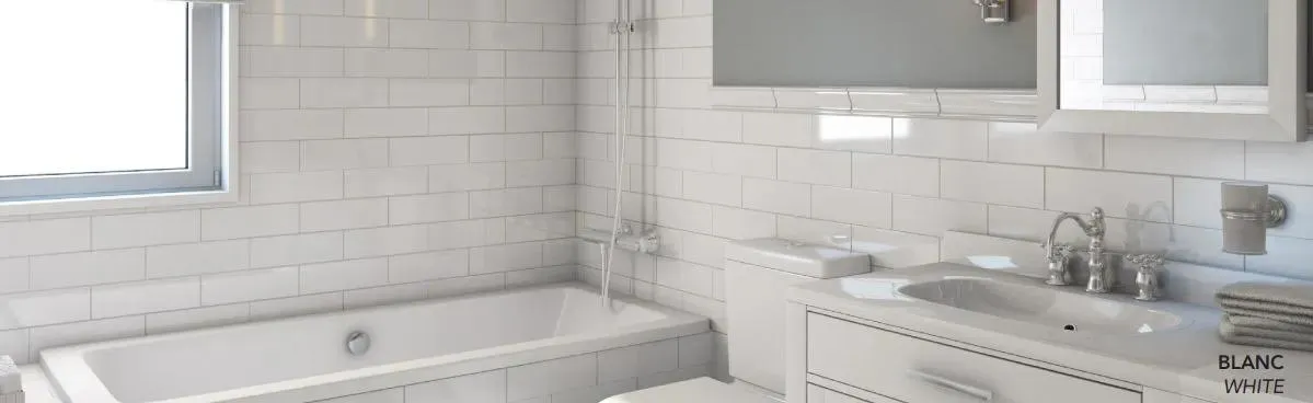 Metro White Matte 4" x 16" (566251006N) Uniform Color Wall Tile