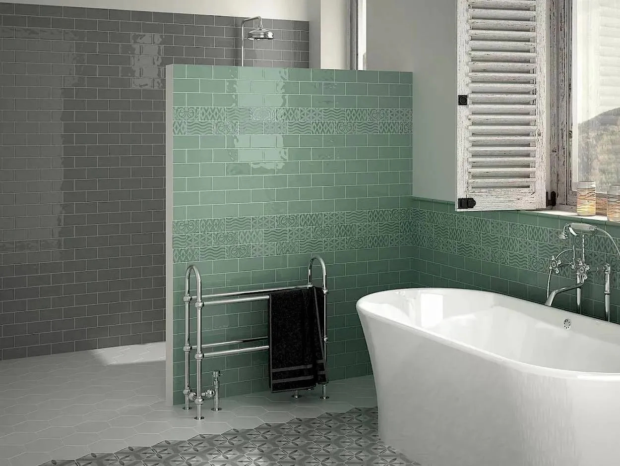 Masia Jade Glossy 3" x 6" (MA21243) Uniform Color Wall Tile