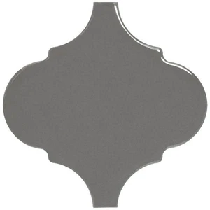  8" X 12", 12" Scale Alhambra Dark Grey Polished 5" x 5" (AL21930) Uniform Color Wall Tile 