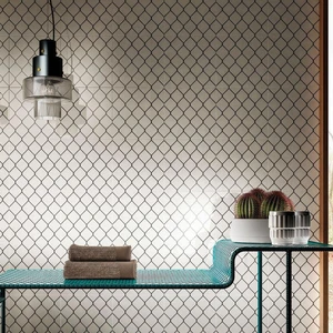 Image 2 of Fence Micro Decordo Glossy 8" x 8" (FENDEC0808G) Traditional Wall Tile sold at Floors & Baths Pro's
