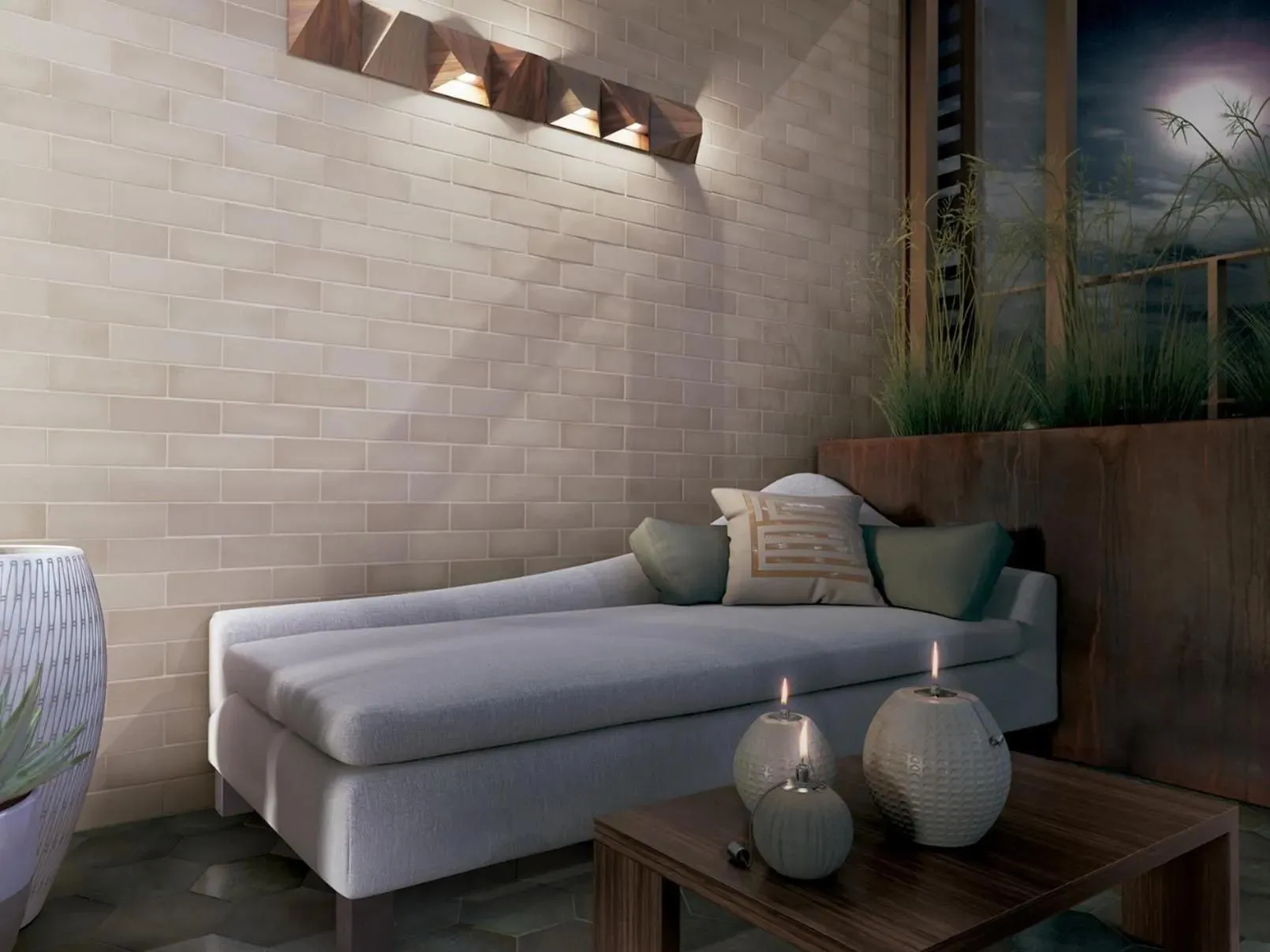 Magma Sahara Matte 5" x 5" (MAG24969) Plain, Textured Wall Tile