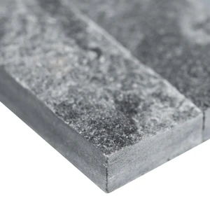 Image 3 of Cosmic Black Splitface 6" x 24" (LPNLMCOSBLK624) Stone Wall Tile sold at Floors & Baths Pro's