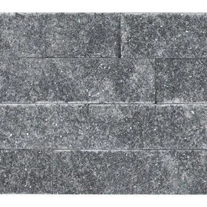 Image 4 of Cosmic Black Splitface 6" x 24" (LPNLMCOSBLK624) Stone Wall Tile sold at Floors & Baths Pro's