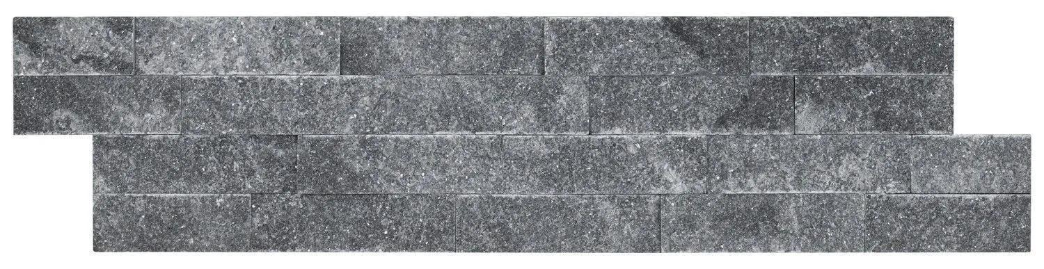 Cosmic Black Splitface 6" x 24" (LPNLMCOSBLK624) Stone Wall Tile