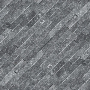 Image 5 of Cosmic Black Splitface 6" x 24" (LPNLMCOSBLK624) Stone Wall Tile sold at Floors & Baths Pro's