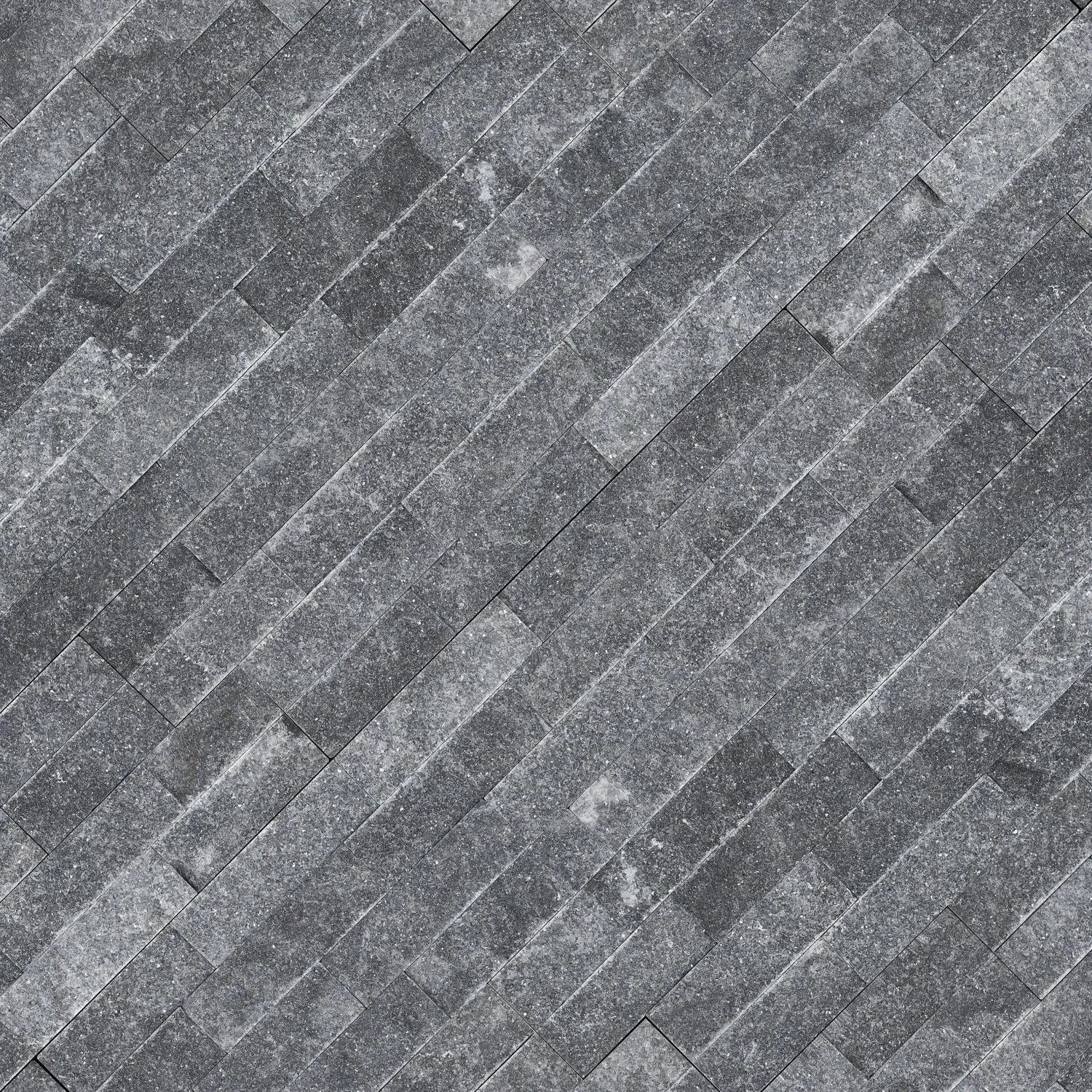 Cosmic Black Splitface 6" x 24" (LPNLMCOSBLK624) Stone Wall Tile