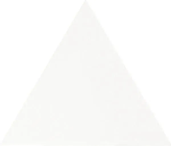 Scale Triangolo White Matte 4-1/2" x 5" (TR23811) Uniform Color Wall Tile