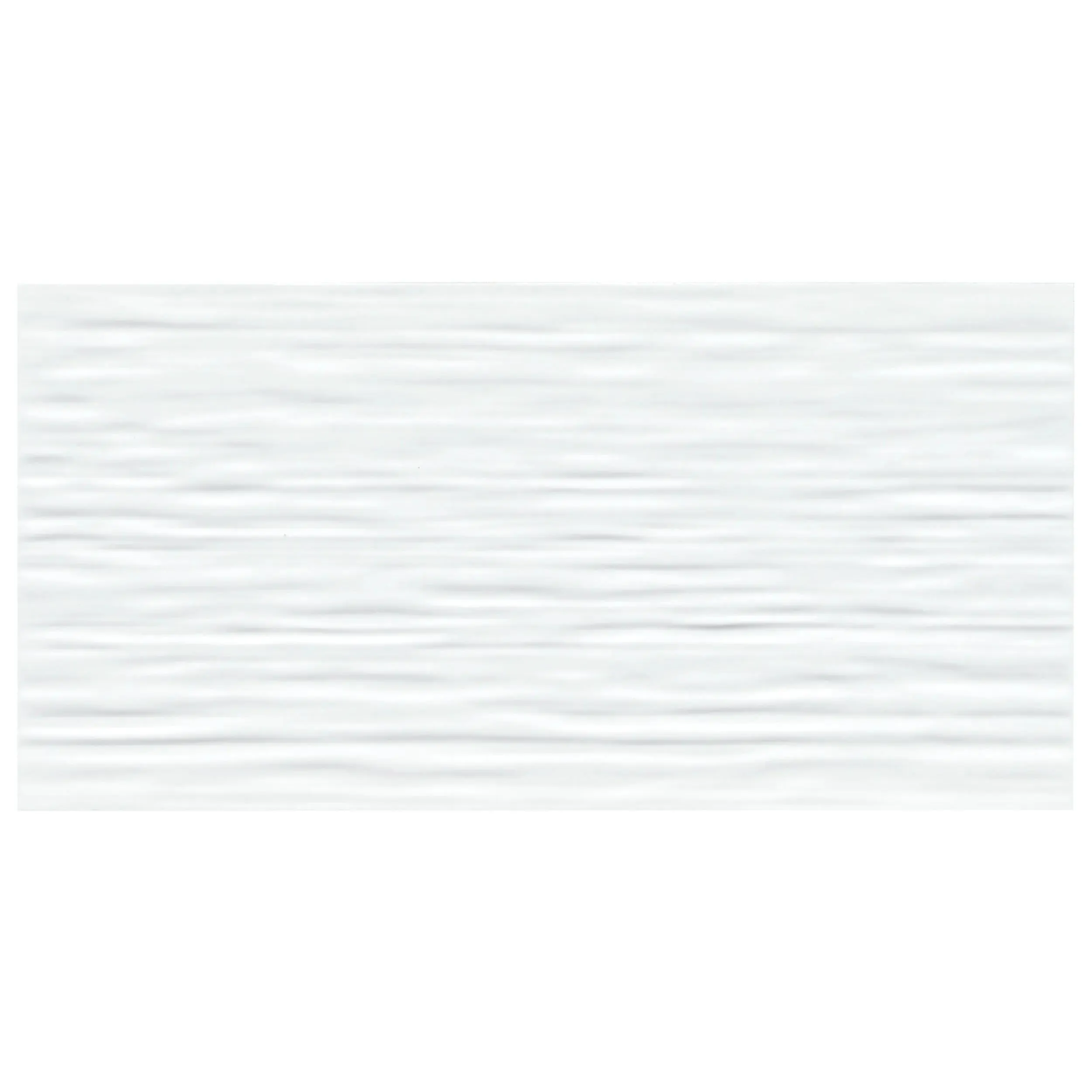 Dymo Stripe White-Cool Glossy 12" x 24" (NDYMSTRWHI1224G-N) Uniform Color Wall Tile