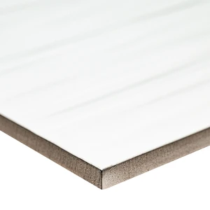 Image 4 of Dymo Stripe White-Cool Glossy 12" x 24" (NDYMSTRWHI1224G-N) Uniform Color Wall Tile sold at Floors & Baths Pro's