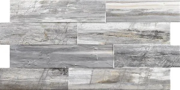 British Jet Gris Matte 13" x 26" (BRGRN) Stone Wall Tile