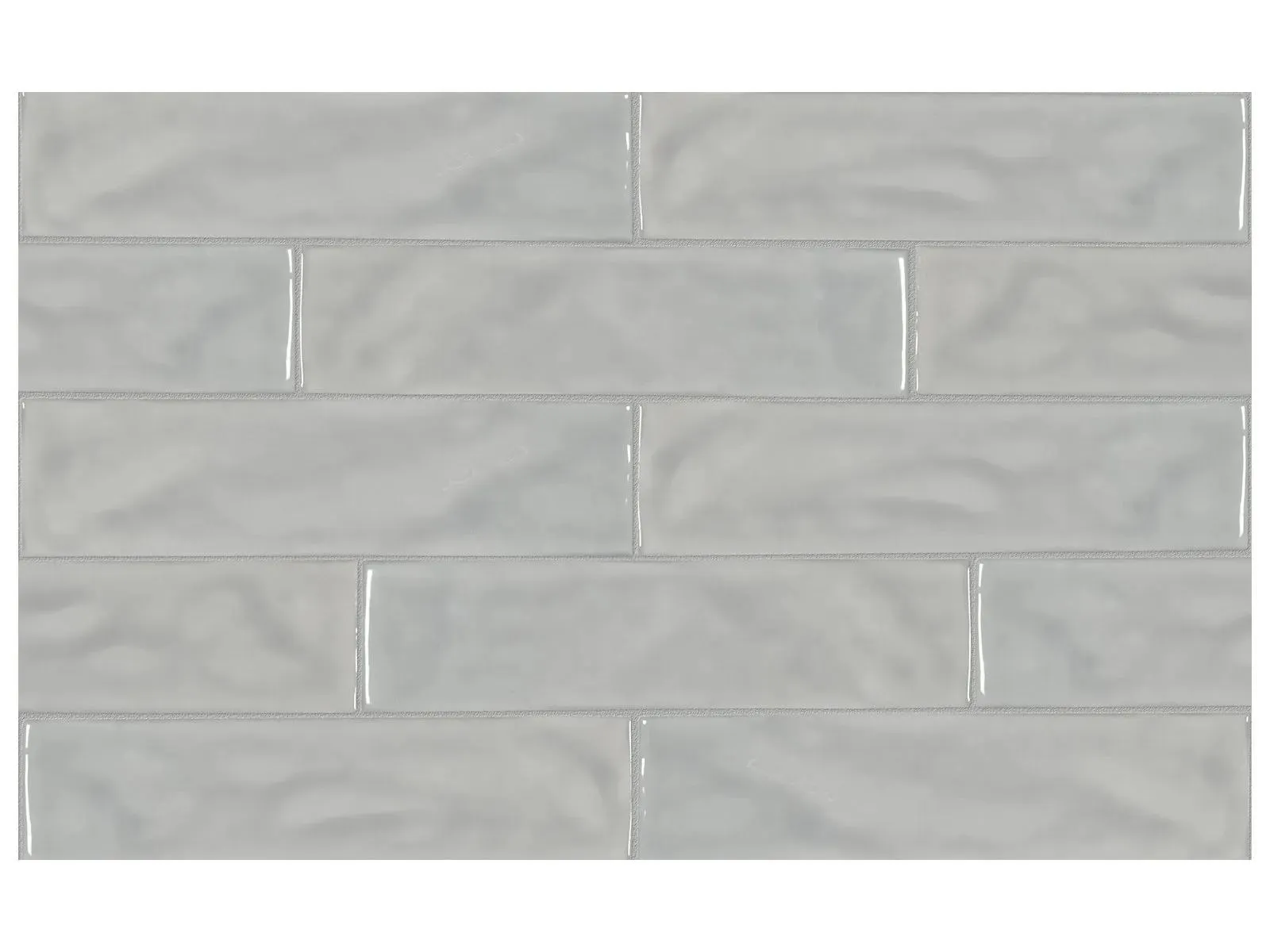 Anatolia Wall Tile Marlow Smoke Glossy 3" x 12" (4000-0080-1) Brick Wall Tile