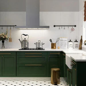 Image 2 of Simplicity White Glossy 12" x 24" (SPWH1224GF7) Plain Wall Tile sold at Floors & Baths Pro's