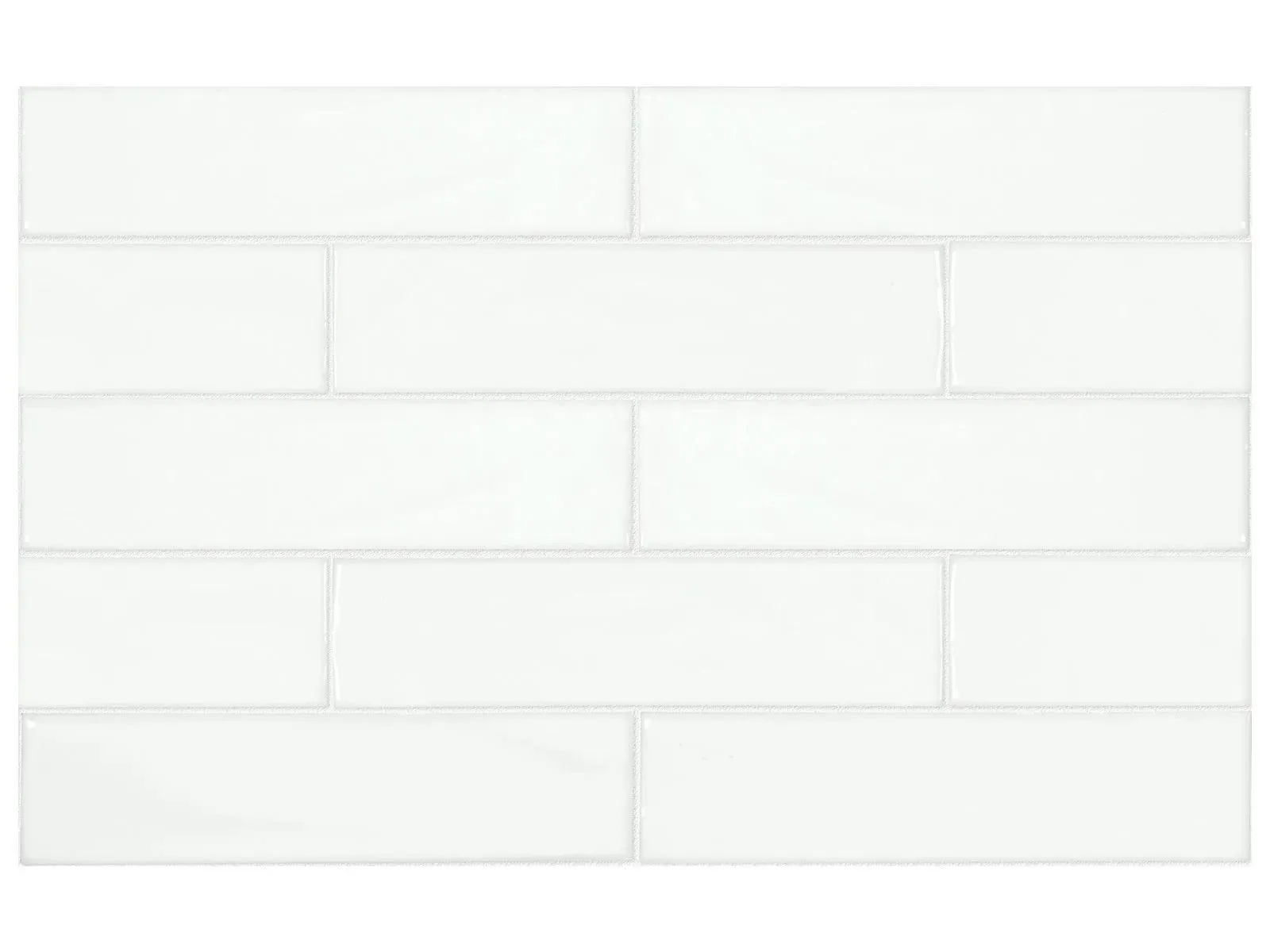 Anatolia Wall Tile Marlow Cloud Glossy 3" x 12" (4000-0070-1) Brick Wall Tile