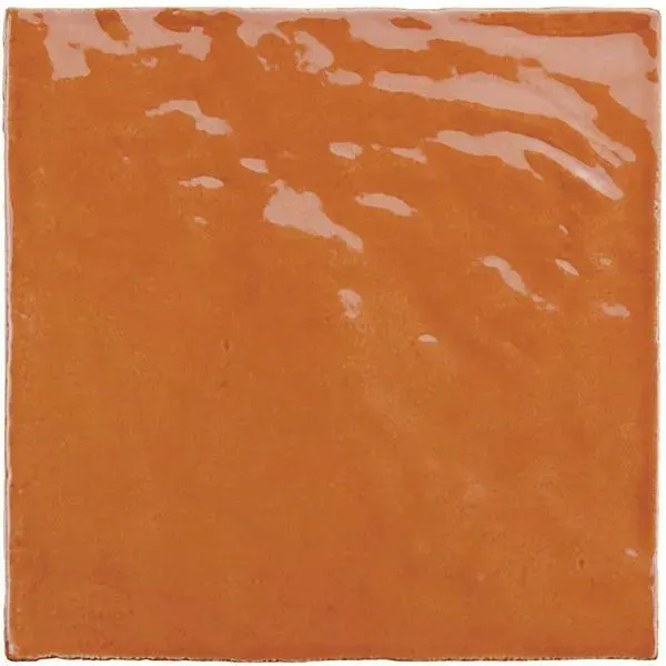 La Riviera Ginger Glossy 5" x 5" (LAR25857) Uniform Color Wall Tile