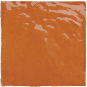 Image 2 of La Riviera Ginger Glossy 5" x 5" (LAR25857) Uniform Color Wall Tile sold at Floors & Baths Pro's