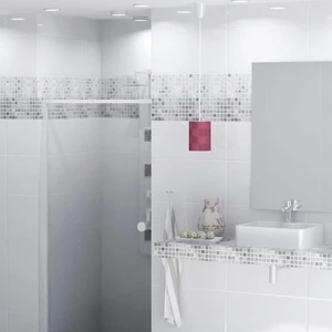 Image 2 of White White Glossy 12" x 24" (WHITE1224G) Contemporary Wall Tile sold at Floors & Baths Pro's