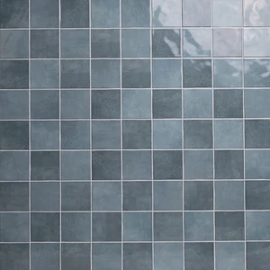 Image 3 of Renzo Denim Blue Glossy 5" x 5" (NRENDEN5X5) Subway Wall Tile sold at Floors & Baths Pro's