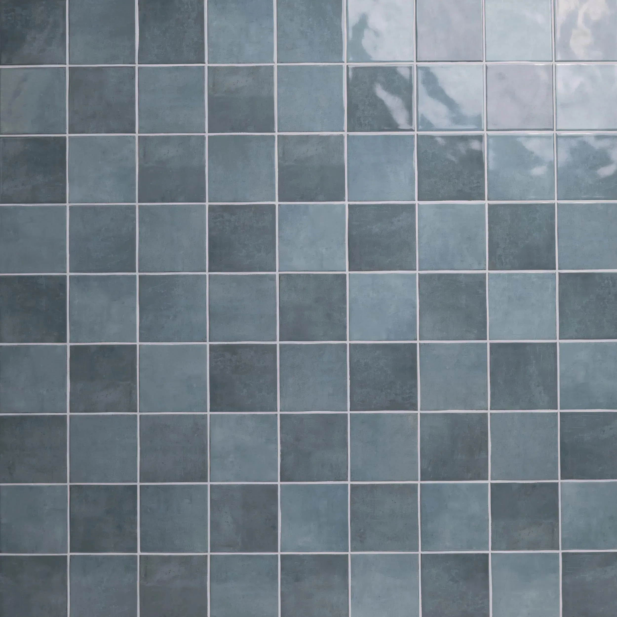 Renzo Denim Blue Glossy 5" x 5" (NRENDEN5X5) Subway Wall Tile
