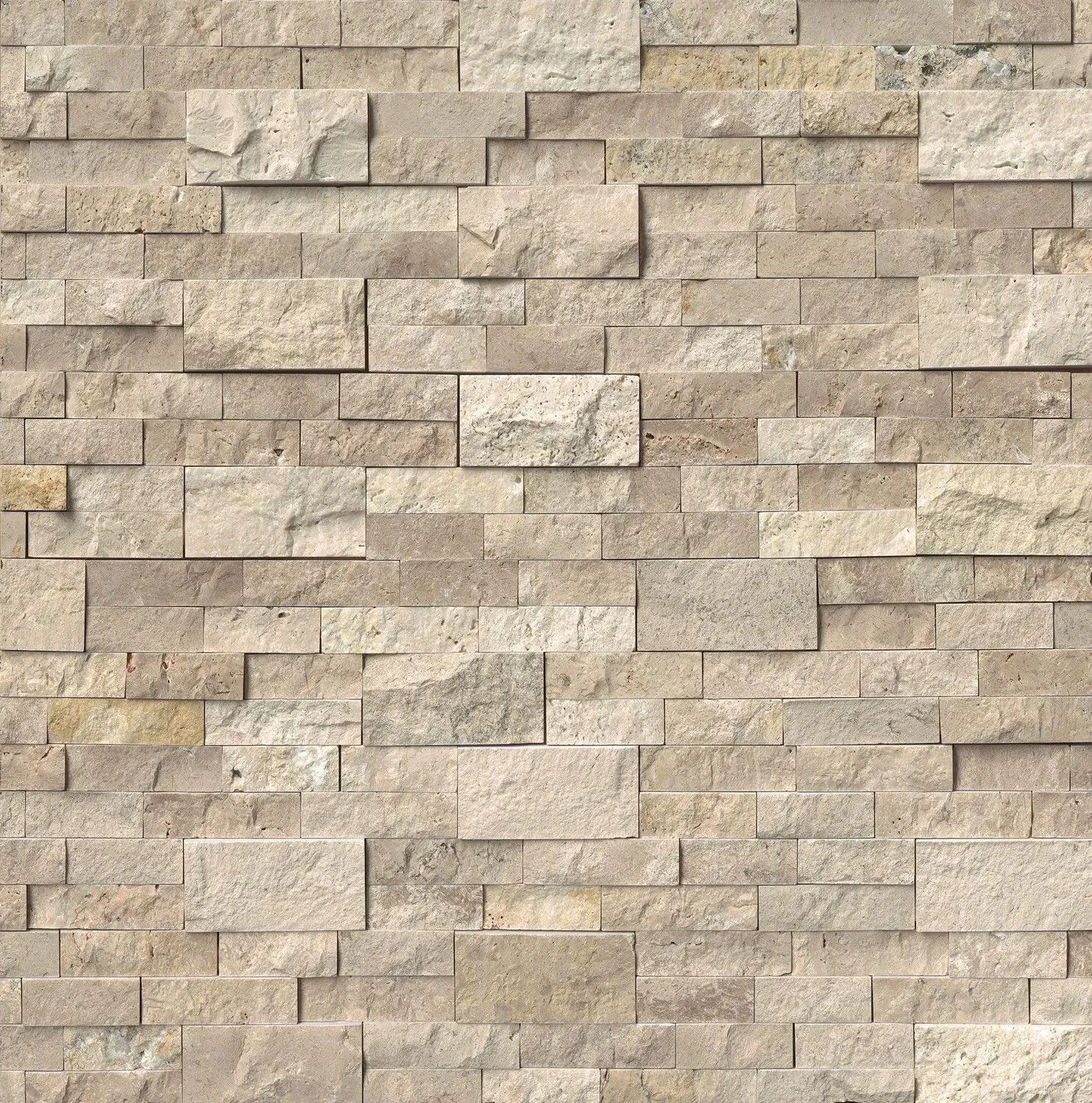 Roman Beige Splitface 6" x 24" (LPNLTROMBEI624) Stone Wall Tile