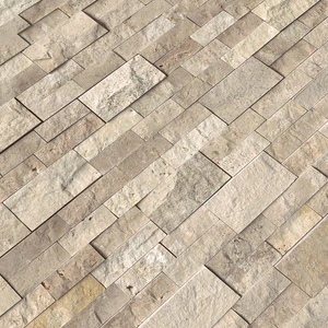 Image 5 of Roman Beige Splitface 6" x 24" (LPNLTROMBEI624) Stone Wall Tile sold at Floors & Baths Pro's
