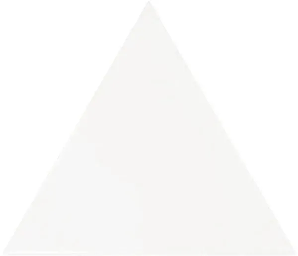 Scale Triangolo White Glossy 4-1/2" x 5" (TR23813) Subway Wall Tile