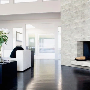Image 2 of Cosmic White-Cool Splitface 6" x 24" (LPNLMCOSWHI624) Stone Wall Tile sold at Floors & Baths Pro's